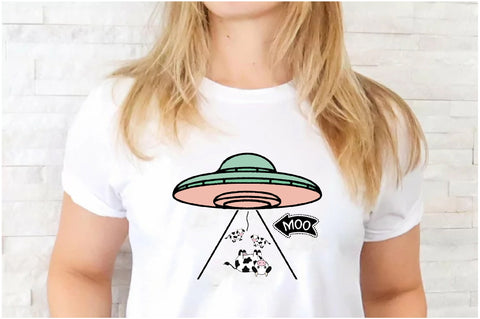 Moo Cow UFO Sublimation Sublimation Jagonath Roy 
