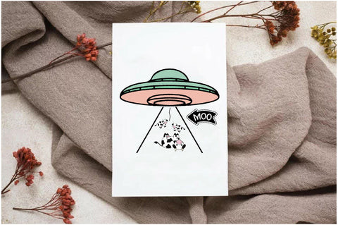 Moo Cow UFO Sublimation Sublimation Jagonath Roy 