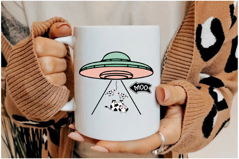 Moo Cow UFO Sublimation Sublimation Jagonath Roy 