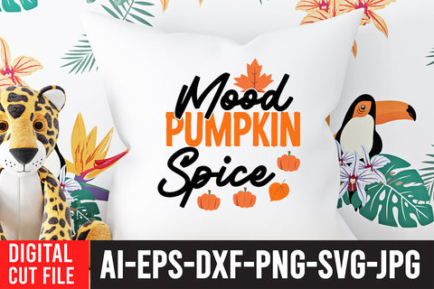 Mood Pumpkin Spice SVG Cut File SVG BlackCatsMedia 