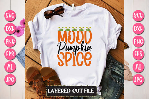 Mood Pumpkin Spice SVG Cut File SVG Newmockups 