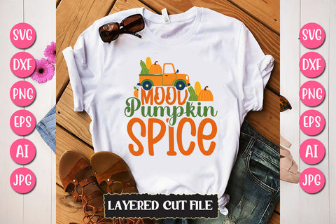 Mood Pumpkin Spice SVG Cut File SVG Newmockups 