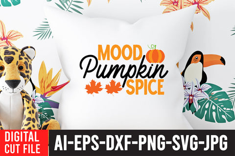 Mood Pumpkin Spice SVG Design SVG BlackCatsMedia 