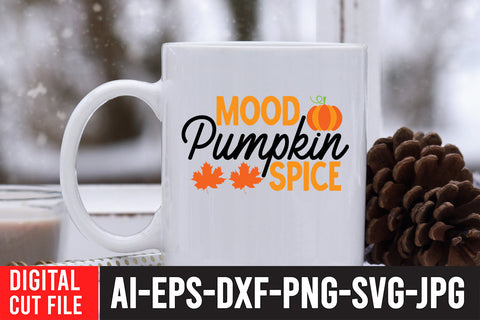 Mood Pumpkin Spice SVG Design SVG BlackCatsMedia 