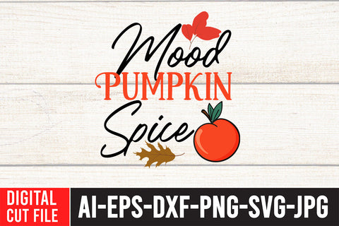 Mood Pumpkin Spice SVG Design SVG BlackCatsMedia 