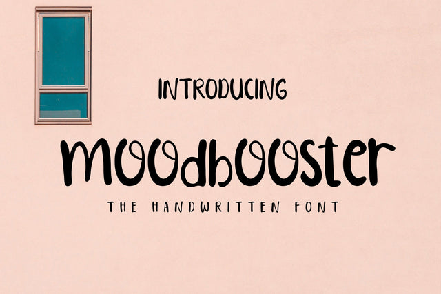Moodbooster - Cute Font Font LetterdayStudio 