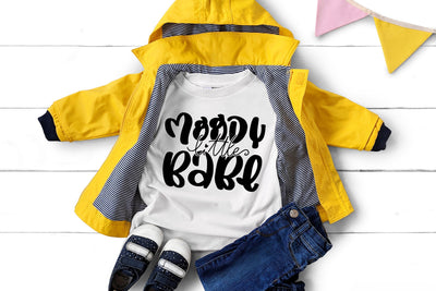 Moody Little Babe SVG Cut File SVG dapiyupi store 