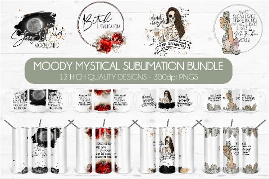 Moody Mystical Sublimation Bundle Sublimation DIYxe Designs 