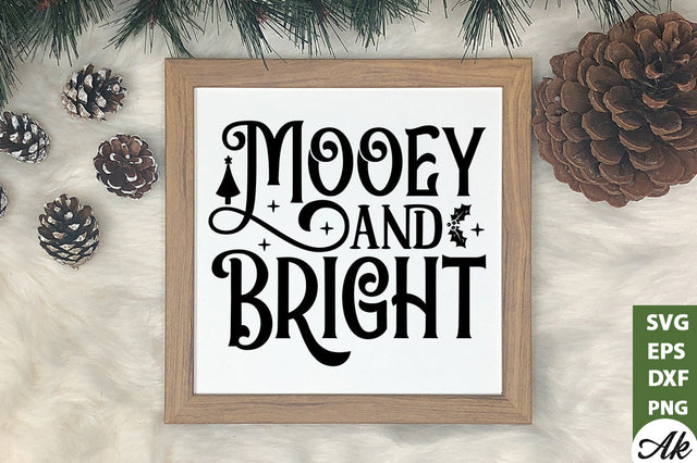 Mooey & Bright SVG SVG akazaddesign 