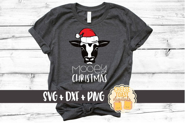 Mooey Christmas - Christmas SVG File - Christmas Cow SVG Cheese Toast Digitals 