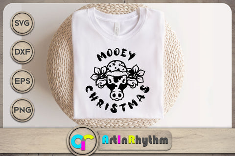 Mooey Christmas SVG / Country Cowboy SVG SVG Artinrhythm shop 