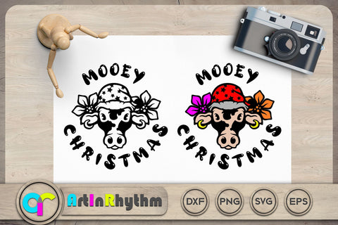 Mooey Christmas SVG / Country Cowboy SVG SVG Artinrhythm shop 