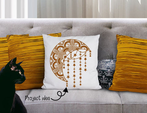 Moon and stars design SVG Digital Gems 