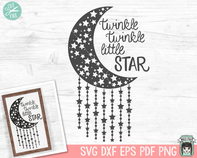 Moon And Stars SVG Cut File SVG Wild Pilot 