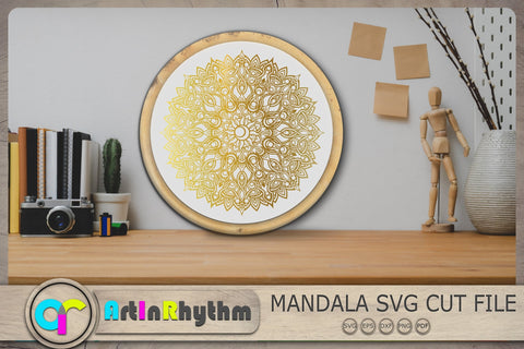 Moon And Sun Mandala Svg, Sun Svg, Moon Svg, Celestial Svg, Mystical Svg, Mandala Svg SVG Artinrhythm shop 