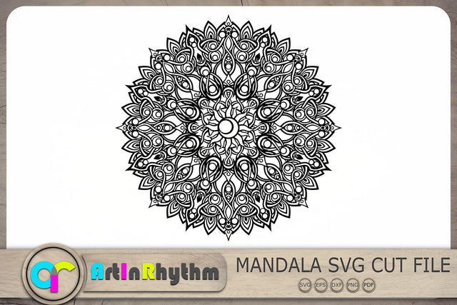 Moon And Sun Mandala Svg, Sun Svg, Moon Svg, Celestial Svg, Mystical Svg, Mandala Svg SVG Artinrhythm shop 