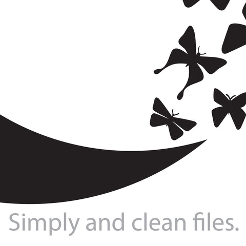 Moon butterfly SVG TribaliumArtSF 