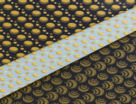 Moon Collection Digital Paper & Vectors SVG TheCrafterDepot 