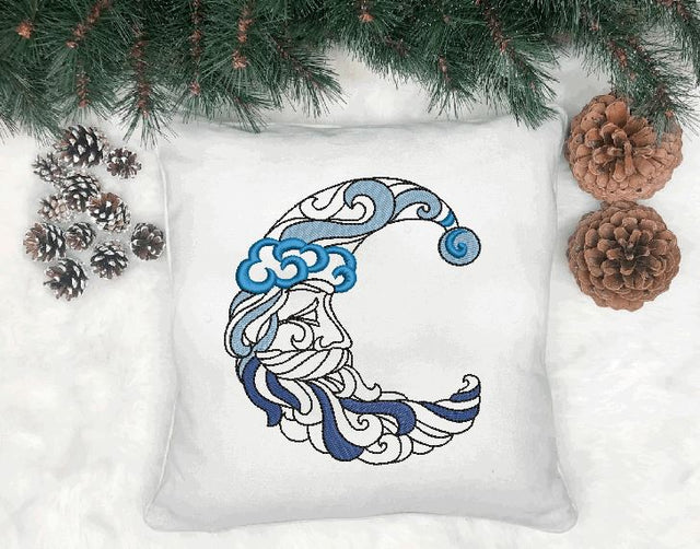 Moon, Crescent Santa Machine Embroidery Embroidery/Applique DESIGNS Canada Embroidery 