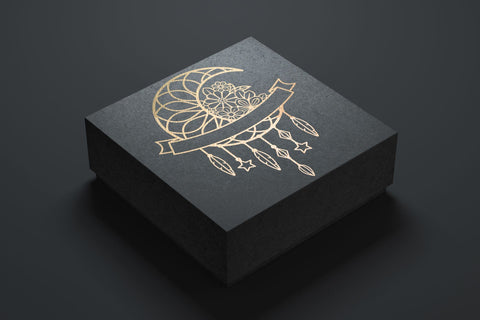 Moon Dream Catcher SVG, Boho SVG, Split Monogram. SVG Elinorka 