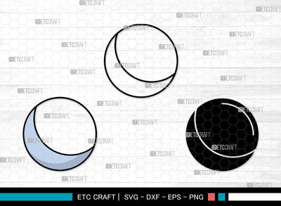 Moon Icons Color, Moon Svg, Half Moon Svg, Moons, Aesthetic Moon, Moon Bundle, Icon Bundle, Svg Cut File, Dxf, Eps, Png, SVG ETC Craft 