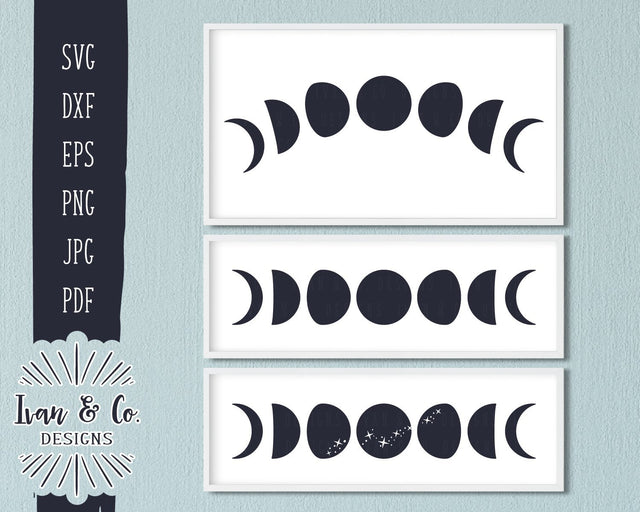 Moon Phases SVG Files | 3 Styles | Astrology | Astronomy | Full Moon | Crescent Moon (816714798) SVG Ivan & Co. Designs 