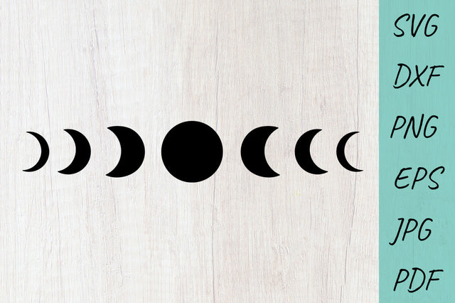 Moon SVG, Moon Phases SVG, Boho moon, Moon, Mystical SVG SVG Irina Ostapenko 