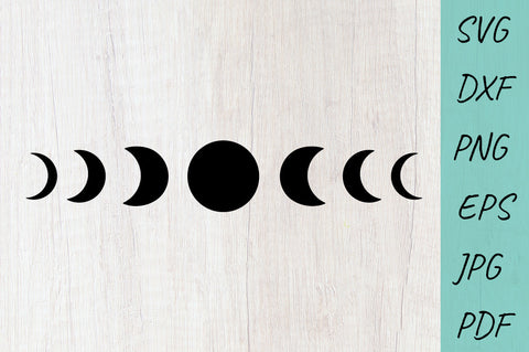 Moon SVG, Moon Phases SVG, Boho moon, Moon, Mystical SVG SVG Irina Ostapenko 