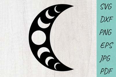 Moon SVG, Moon Phases SVG, Boho moon, Moon, Mystical SVG SVG Irina Ostapenko 