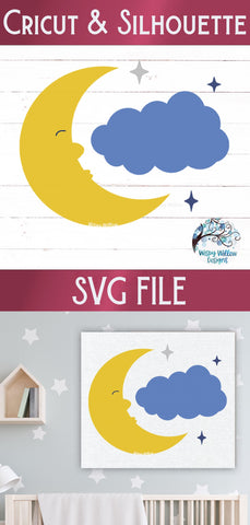 Moon SVG SVG Wispy Willow Designs 