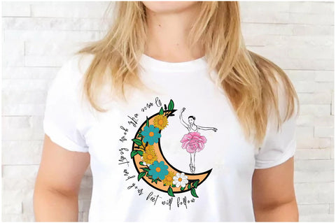 Moon with Ballerina Sublimation Sublimation Jagonath Roy 