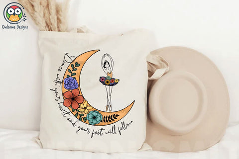 Moon With Ballerina Sublimation Sublimation LAM HOANG THUY 