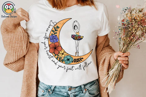 Moon With Ballerina Sublimation Sublimation LAM HOANG THUY 