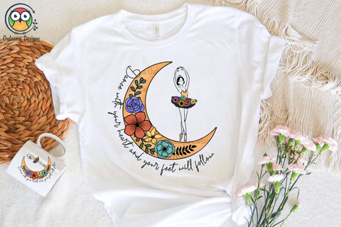 Moon With Ballerina Sublimation Sublimation LAM HOANG THUY 