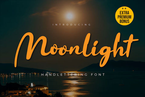 Moonlight Font twinletter 