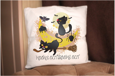 Moon's out Brooms out Sublimation Sublimation Jagonath Roy 