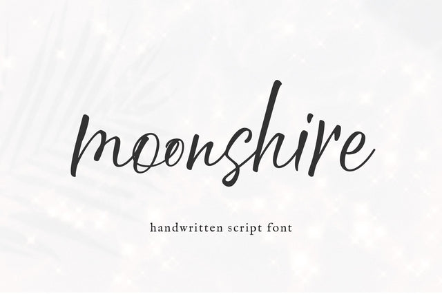 Moonshire - Handwritten Script Font Font KA Designs 