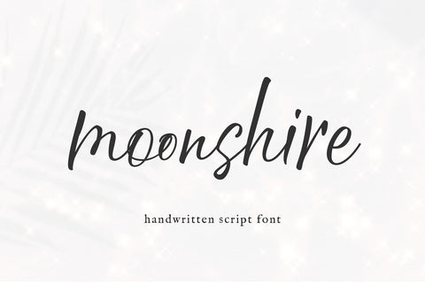 Moonshire - Handwritten Script Font Font KA Designs 