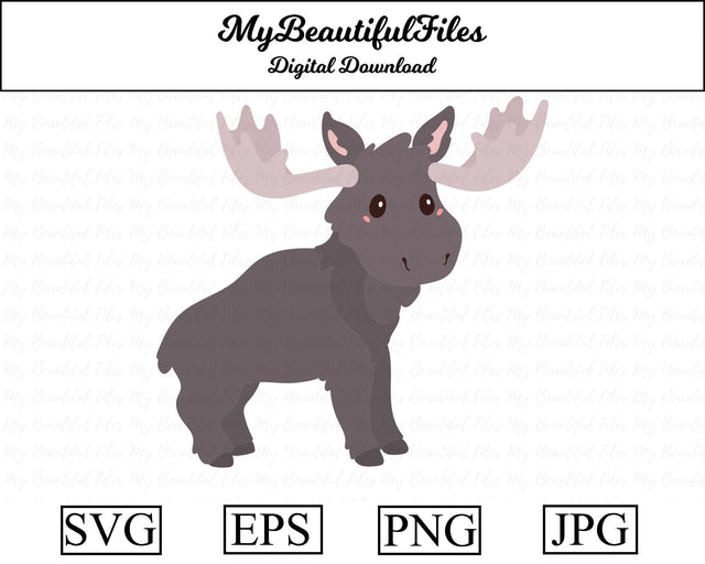 Moose - Animal SVG MyBeautifulFiles 