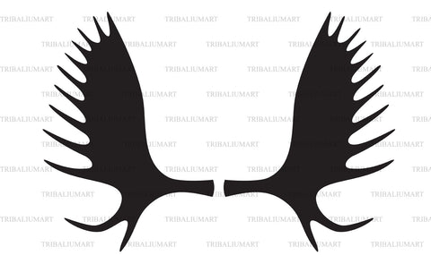 Moose horns SVG TribaliumArtSF 