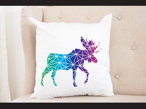 Moose Hunting Geomatical Print SVG Johan Ru designs 