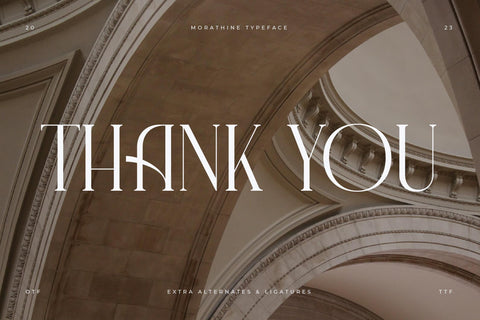 MORATHINE Typeface Font Storytype Studio 