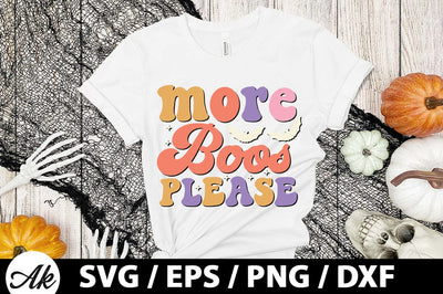 More boos please Retro SVG SVG akazaddesign 