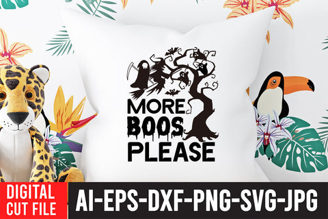 More Boos Please SVG Cut File SVG BlackCatsMedia 