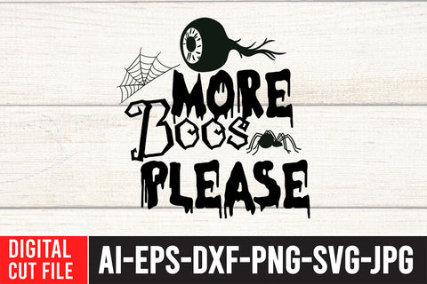 More Boos Please SVG Design SVG BlackCatsMedia 