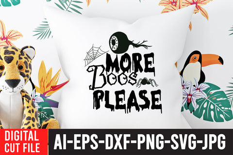 More Boos Please SVG Design SVG BlackCatsMedia 