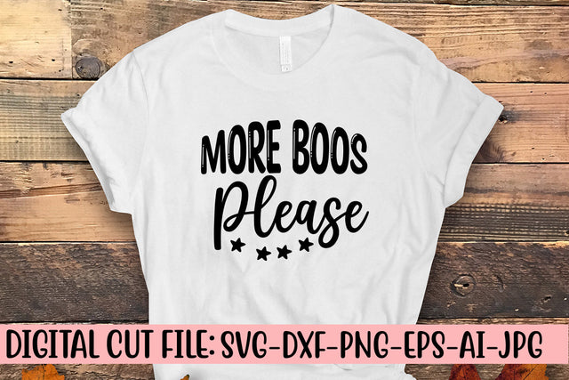 More Boos Please SVG Design SVG Syaman 