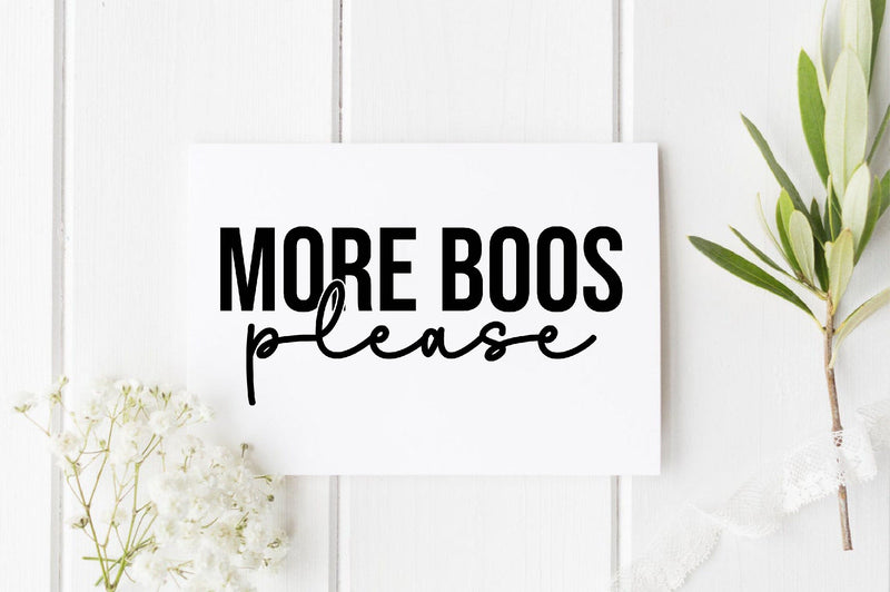 More boos please svg SVG SVGista 