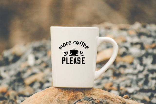 More coffee please svg cut file SVG SmmrDesign 