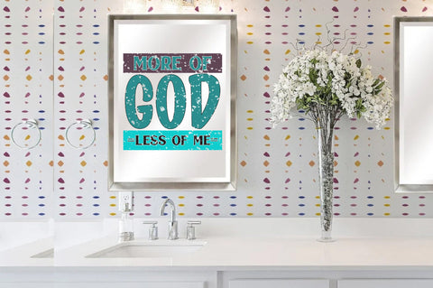 More Of God Less Of Me Christian Sublimation Sublimation Jagonath Roy 